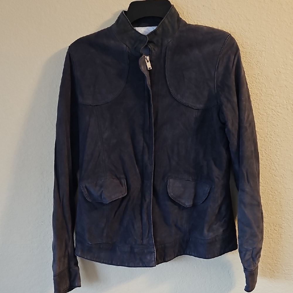 Peter Millar Leather Jacket‎ Womens L